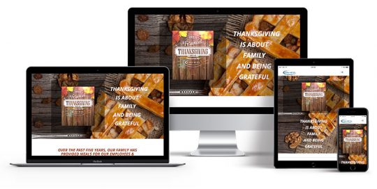 Web Design - Pay It Forward Thanksgiving - Shawn Eiken