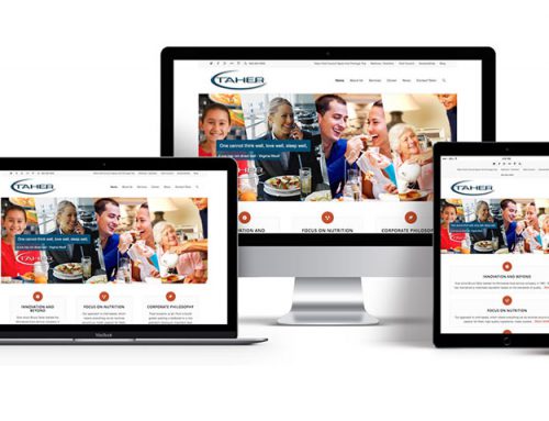 Web Design – Taher, Inc. Food Service